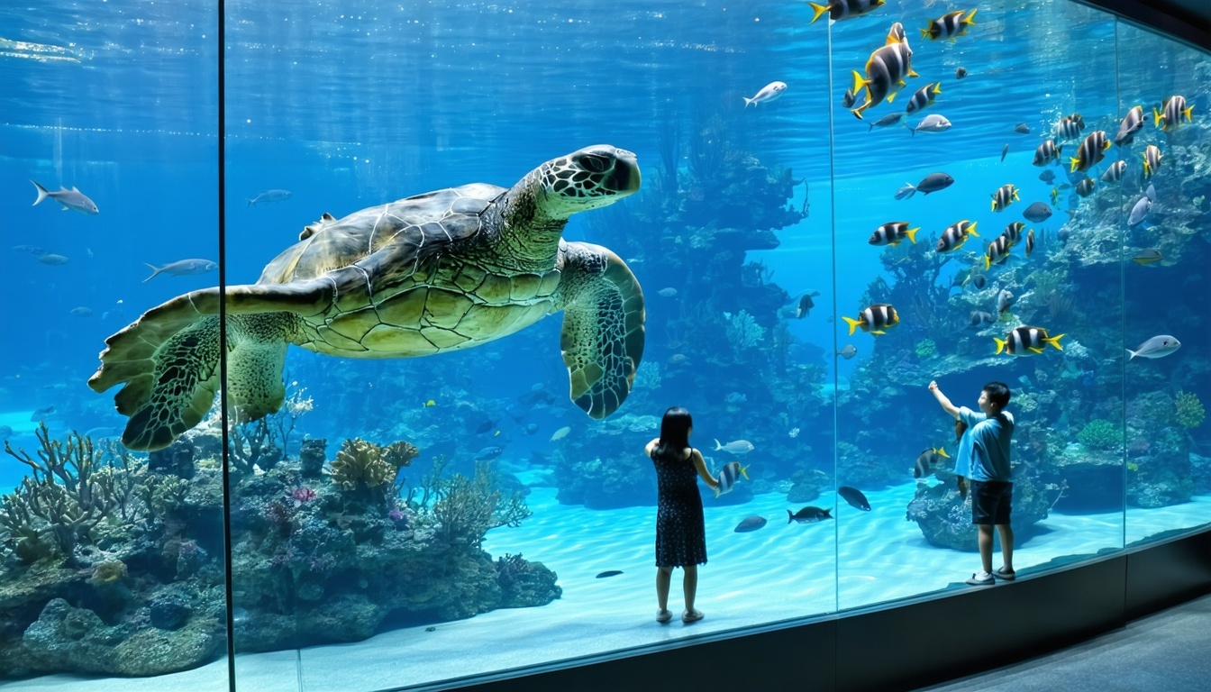 Marine animal encounters at Aquaventure World Dubai