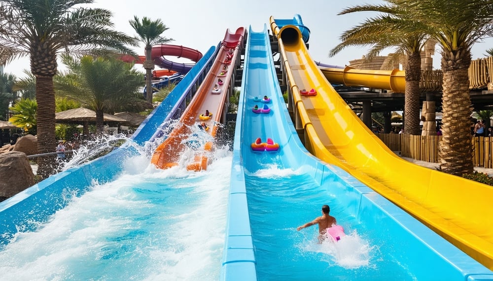 Aquaventure World Dubai waterpark with thrilling slides and attractions Aquaventure World Dubai waterpark with thrilling slides and attractions